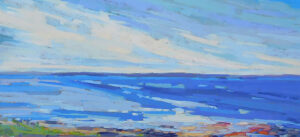 Diana Rogers, Nearing The Solstice At The Oceans Edge, Pastel, 10x19, $550