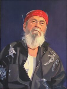 Diane Chandler, Coverall Man,oil, 24x18, $700