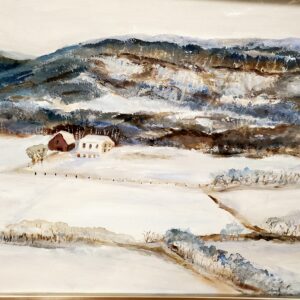 Linda Beagle, Winter In The Valley, Oil, 16x20, $400