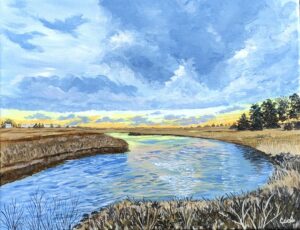 Ceal Swift, Hammock River Marsh, Acrylic, 11X14, $300