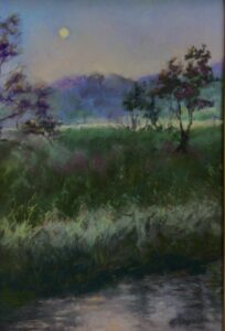 Karen Wiesner, Moon River, Pastel, 15x10, $400