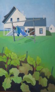Sandra Kensler, Summer On Monhegan, Oil, 23x36, $900