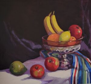 Jeanne O'Brien, Fresh Fruit, Oil, 16x20, $675