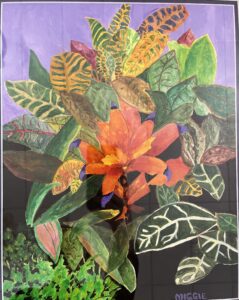 Miggie Fiorentino Tropical Flower Acrylic 15 12 X 18 12 300.00