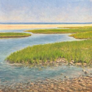 Susan Winkel Cape Tidal Flats Pastel 12x12 350