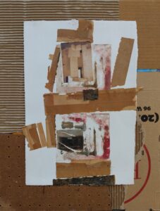 Denise Casey, Recombobulation, Collage, 20x16, $250