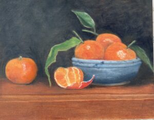 Phyllis Bevington, My Darling Clementines, Oil, 8x10, $350