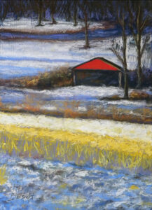 Linda DeStefanis, Colors Of Winter, Pastel, 10x14, $550