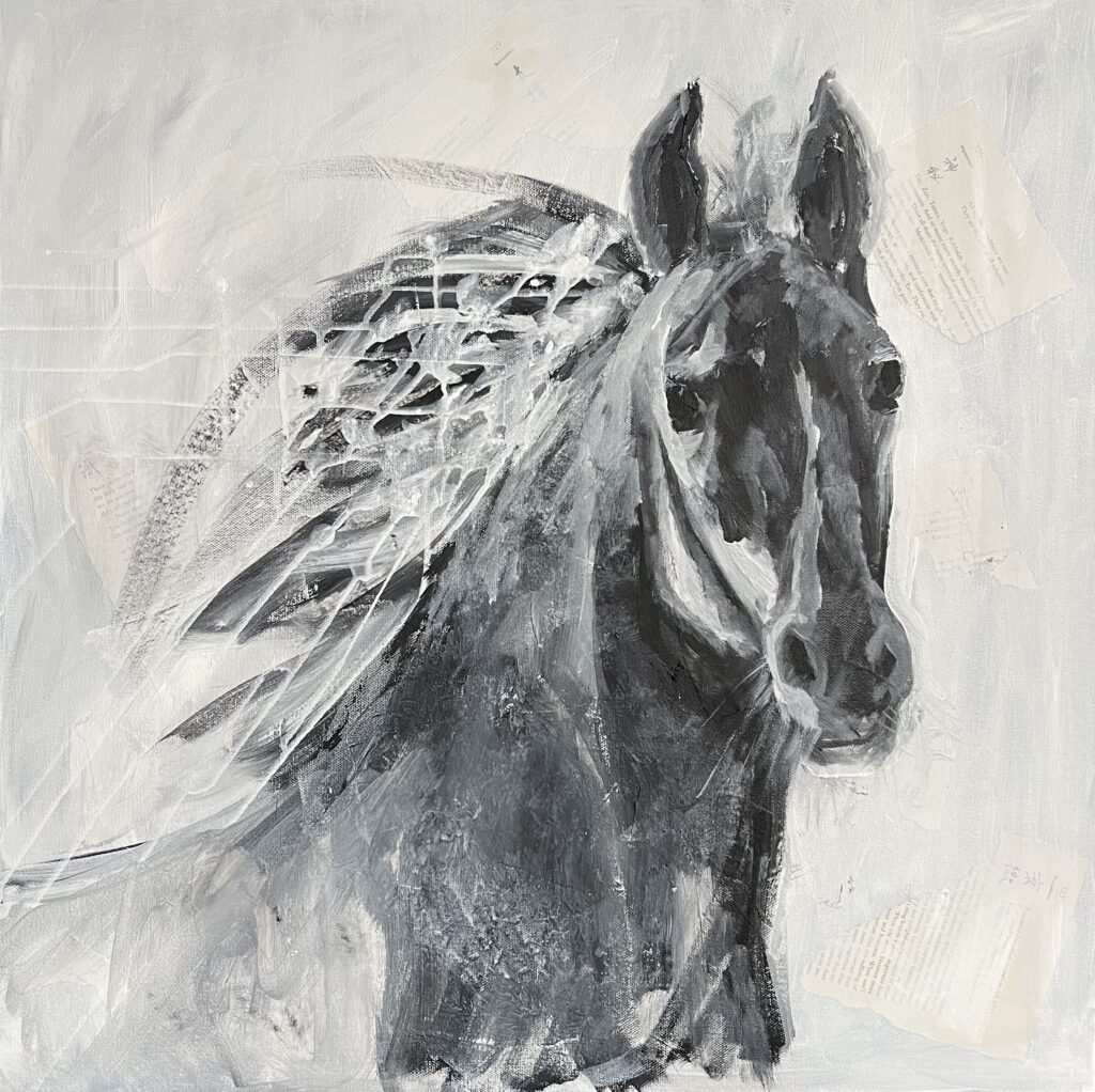 Alison Ritrovato, Strong Willed, Mixed Media, 24x24, $450