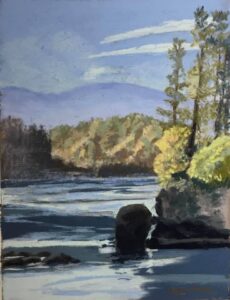 Barbara SegenGould, Low Tide, Pastel, 8x10, $175