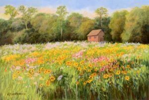 5. Honorable Mention: Lorraine Yurkewicz, Wildflower Medley, Oil, 12x18, $675