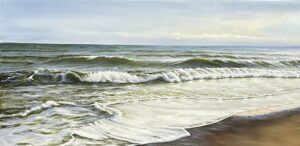 R. Dietz, Rolling In, Oil, 20x35, $1400