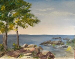 Cynthia Stannard, Peaceful Vista, Oil, 11 X14, $250.00