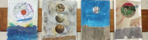 Denise Casey Four Pieces After Max Ernst Collage 10x36 250