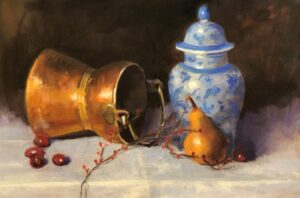 Beverly Schirmeier Cppper Glow Pastel 12x18 750