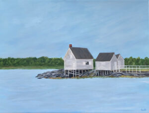 Ceal Swift Fish Shacks Acrylic 18X24 900.00