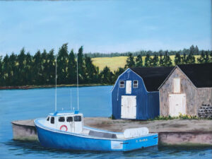 Ceal Swift Stanhope Harbor Acrylic 18X24 900.00
