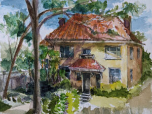 Darlene James Summer Storm Line And Wash 10x14 150