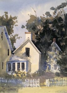 Loescher Paul Come On In Watercolor 18x22 750
