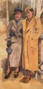 Sharon Morgio Sisters In Law Oil 31x16nfs