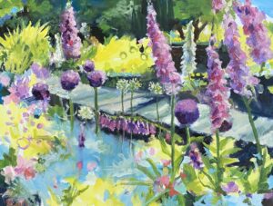 Vickie Williams May Garden 18x24 Oil 550