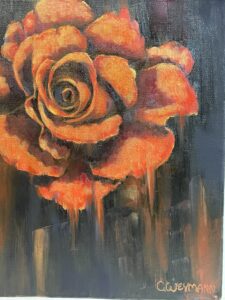 Cheri Weymann “Crimson” Oil 11 X 14 $450