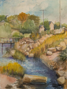 Darlene James High Tide Watercolor 11x14 175