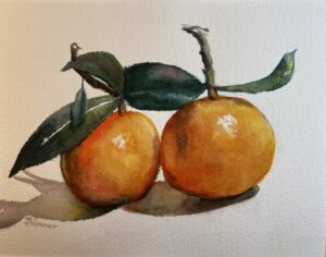 Jeanette Wimmer The Duo Watercolor 12x16 150