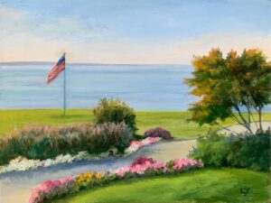 Lorraine Yurkewicz Through Fields And Flowers Oil 9x12 375