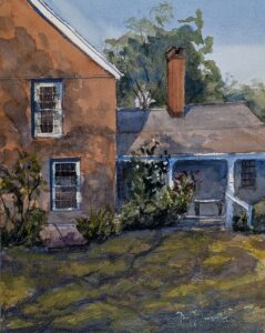 Paul LoescherOld Brick19x17Watercolor And Acrylic 750