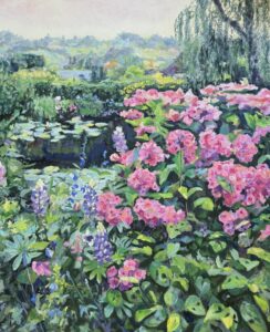 Vickie Williams, Pilgrimage To Giverny 30x24, Oil, 750