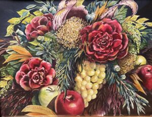 Weymann, Cheri “Centerpiece “ Watercolor 11x14 $350