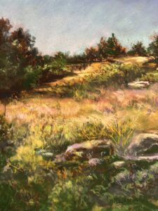 Karen Wiesner September Walk Meigs Point Pastel 9.5x12 375