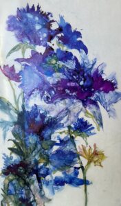 Rosanna Mitchell Rebeccas Garden 18.25x28 Ink Collage 500