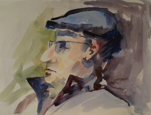 Denise Casey Dan Watercolor 10x14 250 