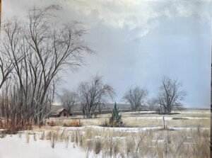 Dietz R Winters Calm Oil 23x29 18000