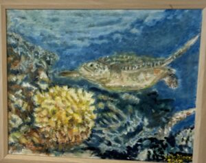 Jim McAlinden, Underwater, Oil, 20x16, 750
