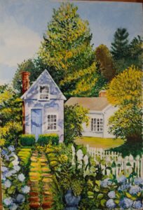 Dougs Juniper Cottage Oil On Board 28X19 500