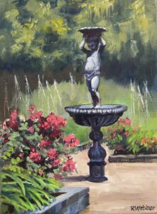 Rosemary Webber, Spring Garden East Haddam, Oil, 16 X 20”, $300