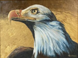 Cheri Weymann Victory Oil 26x32 Without Frame $1500