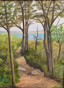 Terry Thomas Cedar Sisters Oil 11x14 500