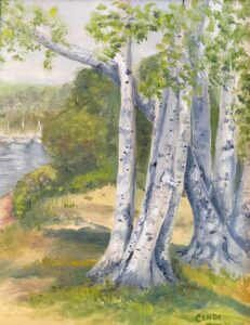 Cynthia Stannard Two Sisters Oil 11 X14 500.00