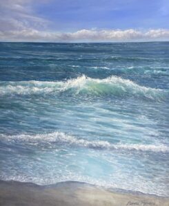 Pamela ManciniWave Tranquility Oil 20x24 625