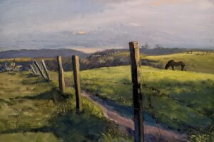 Paul LoescherAlong The Pasture Oil 16x20 2200