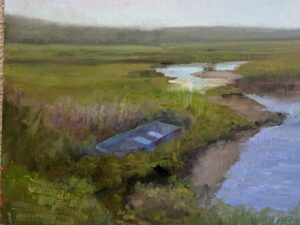 Randie Kahrl, Foggy Morning, Oil, 16x20, $750
