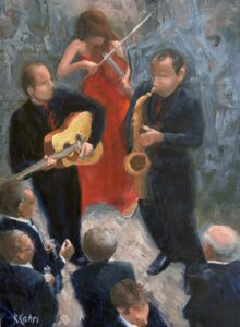 Randie Kahrl, Play On..., Oil, 12x16, $650