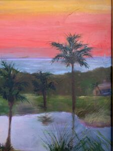 Rosemary Serfilippi Peaceful Sunset Oil 11x14 200