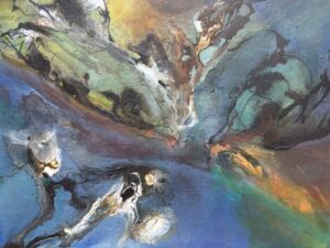 Alison Brush Fly Over Acrylic 9x12 440
