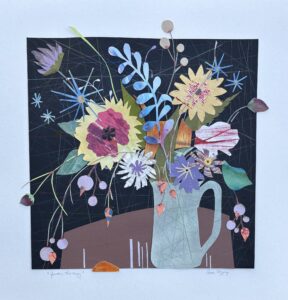 Anne Coffey Garden Therapy Mixed Media Collage