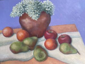 Cathy Ciardiello, Fruit Flowers, Oil, 24x18, 550